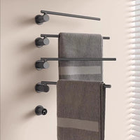 Sèche-Serviette Électrique Encastré 3 ou 4 Barres Rotatives Inox 50 cm