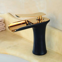 Mitigeur Lavabo Cascade Laiton, 9 Finitions, Bas ou Haut
