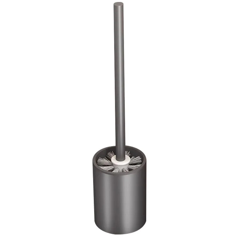 Brosse WC Murale Adhésive Aluminium, Gris Anthracite, Noir ou Blanc