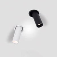 Spot LED Encastrable Sans Cadre Noir ou Blanc, 5 à 12 W, Ø 55 ou 75 mm