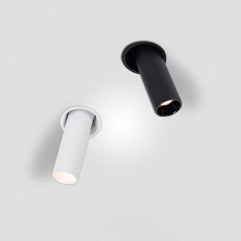 Spot LED Encastrable Sans Cadre Noir ou Blanc, 5 à 12 W, Ø 55 ou 75 mm