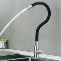 Robinet de Cuisine Flexible Eau Froide en Silicone, Pivotant 360°, 3 Coloris