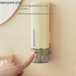Distributeur de Savon Mural Sans Perçage Fenêtre Transparente