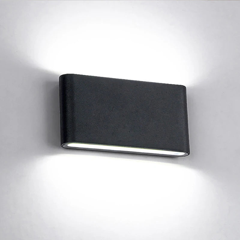 Applique Murale LED Aluminium Haut et Bas, 11,5 ou 17,5 cm