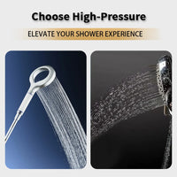 Pommeau de Douche Anneau Creux avec Filtre, Noir, Gris ou Argenté