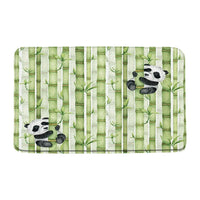 Rideau de Douche Panda 180x180 cm et Tapis Assortis à la Pièce
