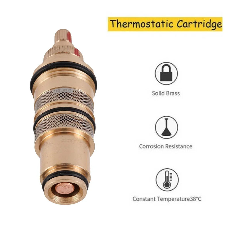 Cartouche Thermostatique Laiton pour Mitigeur de Douche, 20 à 48 °C