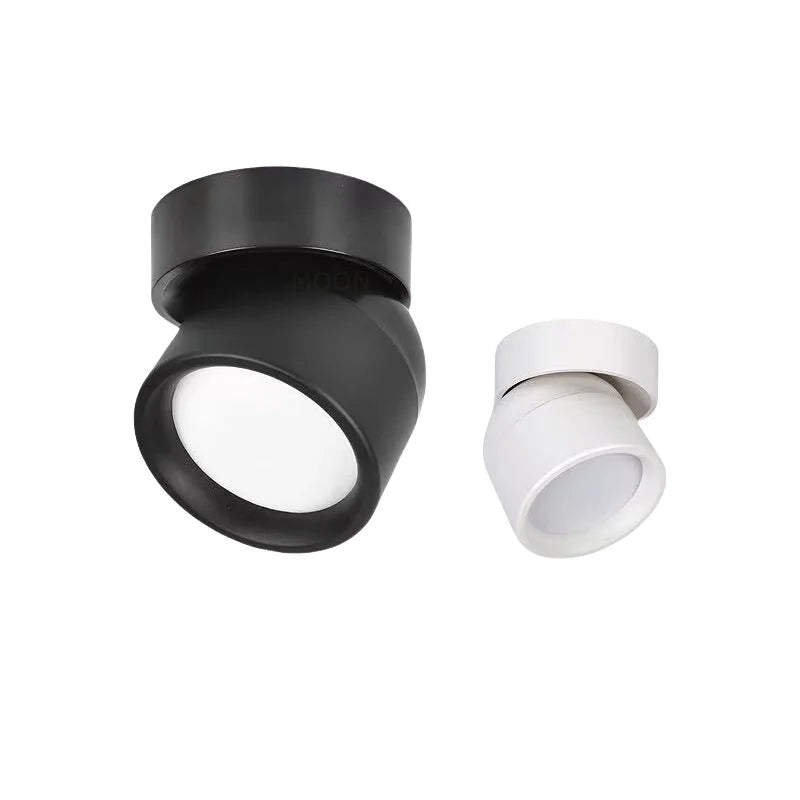 Downlight LED Cuisine Rotatif Dimmable Noir Blanc