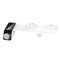 Bidet WC Non Électrique Double Buse Raccord G1/2, Rallonge Flexible en Option