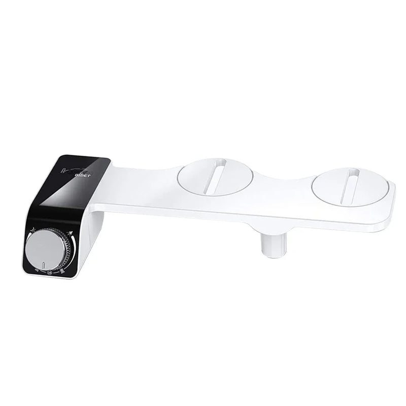 Bidet WC Non Électrique Double Buse Raccord G1/2, Rallonge Flexible en Option