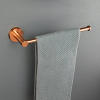 Ensemble d'Accessoires de Salle de Bain Or Rose Brossé Inox