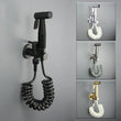 Douchette WC Kit Vanne et Flexible ou Pièces Seules, 4 Finitions