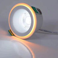 Spot LED Encastrable Cuisine avec Anneau Lumineux Coloré, 3 Modes