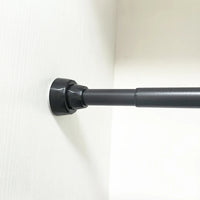 Barre de Douche Extensible Noire sans Perçage, 70 à 280 cm