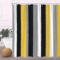 Rideau de Douche en Tissu Polyester, 28 Motifs au Choix, 90 à 240 cm
