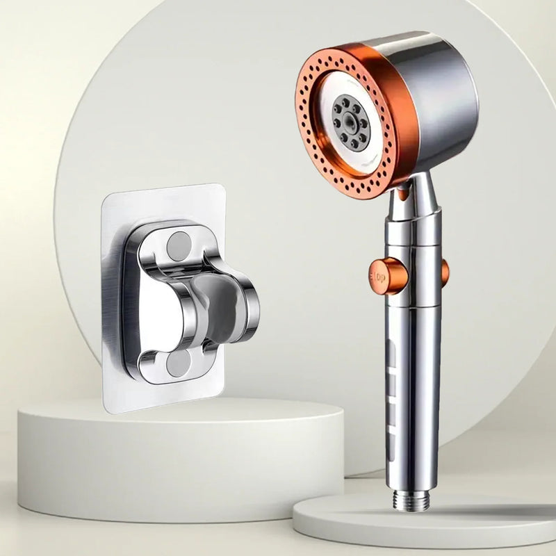 Pommeau de Douche 5 Modes Filtrant Panneau Inox