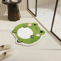 Tapis de Bain Antidérapant Motif Grenouille Ultra Absorbant