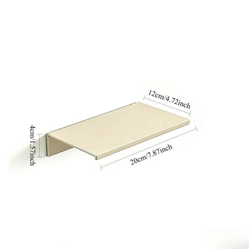Étagère Murale Flottante en Métal Sans Perçage 40 cm