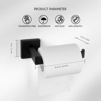 Porte-Papier Toilette Inox Mural Vissé ou Autocollant