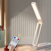 Lampe de Table Pliable LED Rechargeable Tactile, Murale ou à Poser, 27 cm