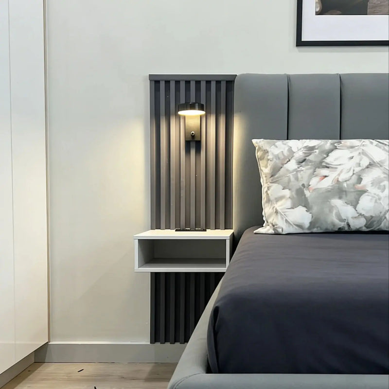 Applique Murale à Brancher LED Orientable 350°, Câble 1,5 m, Noire