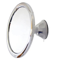 Miroir de Douche Anti-Buée à Ventouse Rond 17,3 cm, 1 à 3 Miroirs
