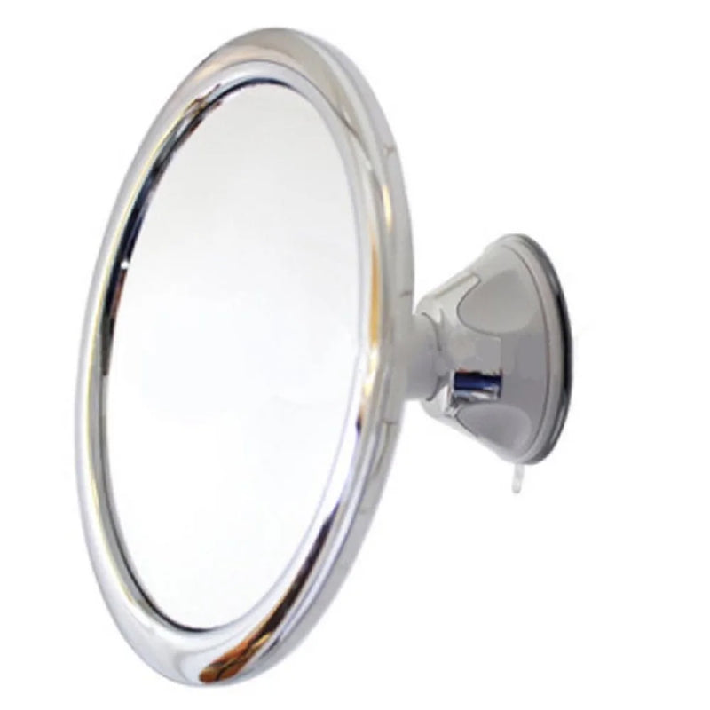 Miroir de Douche Anti-Buée à Ventouse Rond 17,3 cm, 1 à 3 Miroirs