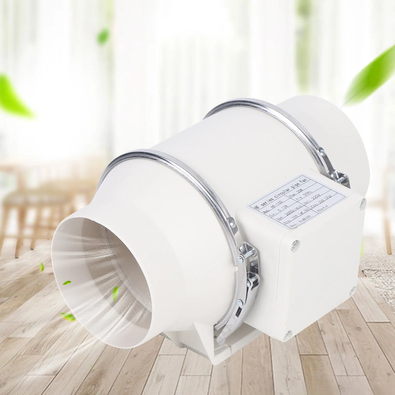 Ventilateur de Conduit Silencieux, 220 à 900 m³/h, Salle de Bain