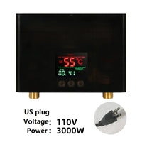 Chauffe-Eau Instantané Électrique Mural avec Télécommande, 3 000 ou 5 500 W