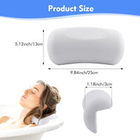 Coussin de Baignoire Spa Mémoire de Forme Ventouses
