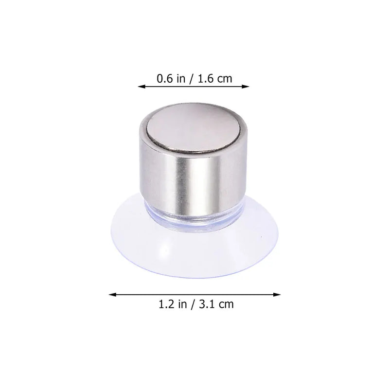 Porte-Savon Magnétique à Ventouse en Inox, Lot de 2 Sans Perçage