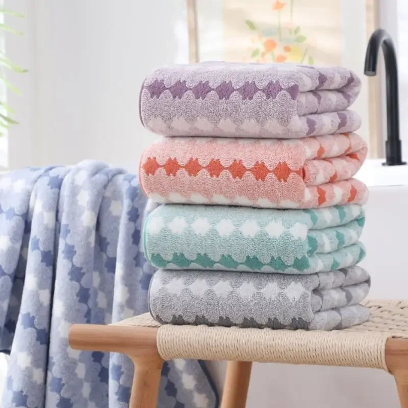 Serviette de Bain Microfibre Ultra Absorbante 34 x 74 ou 70 x 140 cm