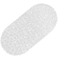 Tapis de Baignoire Ovale Galets Antidérapant à Ventouses 36 x 69 cm