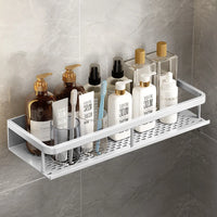 Étagère de Salle de Bain Murale en Aluminium, 30 à 50 cm