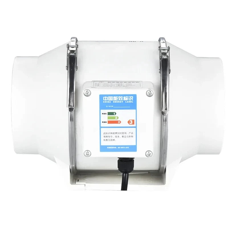 Extracteur d'Air en Ligne Silencieux, 120 à 540 m³/h, Salle de Bain