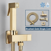 Douchette WC Pistolet Inox Eau Froide Seule