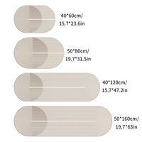 Tapis de Cuisine Antidérapant Lavable Absorbant Motifs Géométriques 40 à 160 cm