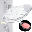 Porte-Savon Transparent en Acrylique pour Barre de Douche 19, 22 ou 25 mm