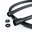Flexible de Douche Noir ou Argenté 1,5 m, Raccords G1/2