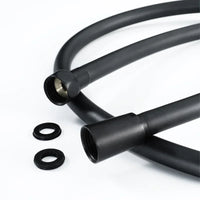 Flexible de Douche Noir ou Argenté 1,5 m, Raccords G1/2