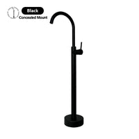 Robinet Baignoire Îlot sur Pied Monocommande, 109 cm, 5 Finitions