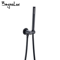 Pommeau de Douche Baguette Laiton, Sortie Murale et Flexible, 6 Finitions
