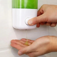 Distributeur de Savon Mural Blanc, Simple 500 ml ou Double 1 000 ml