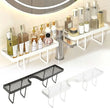 Étagère de Robinet pour Lavabo Sans Perçage, Noir ou Blanc, 50 cm