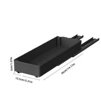 Rangement Coulissant de Placard Cuisine et Salle de Bain, Blanc ou Noir