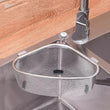 Panier Évier Cuisine Triangulaire en Inox, Passoire d'Angle 22 cm