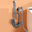 Douchette WC Kit Double Sortie Robinet d'Angle Laiton