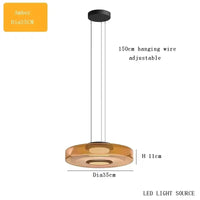 Suspension Cuisine Verre Étagé Vert, Ambre ou Gris, 1 à 3 Niveaux
