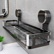 Étagère Salle de Bain à Ventouses Sans Perçage, Simple, Double ou Angle