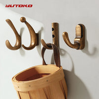 Patère Lune Décorative Murale Bronze Antique